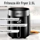Friteuza cu aer cald airfryer 1200 w, capacitate 2.5 l, display digital led, procart - imagine 22