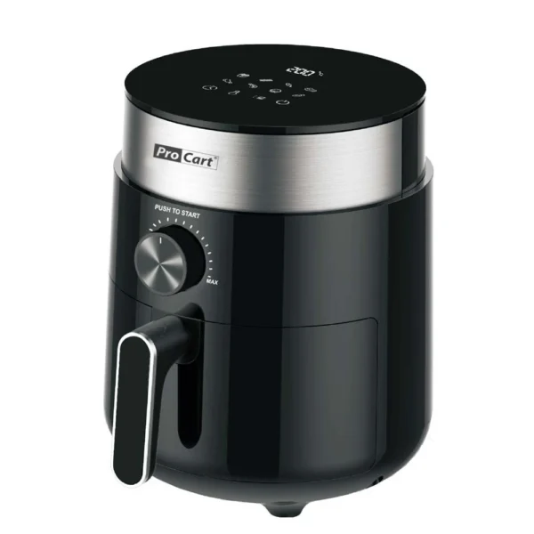 Friteuza cu aer cald airfryer 1200 w, capacitate 2.5 l, display digital led, procart - imagine 23