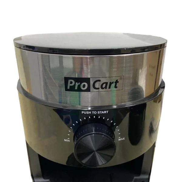 Friteuza cu aer cald airfryer 1200 w, capacitate 2.5 l, display digital led, procart - imagine 29