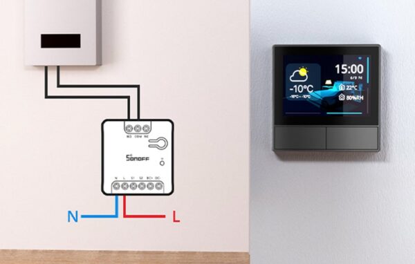 Releu Smart Wifi Sonoff MINI-D, 2A, 1 canal, contact uscat AC-DC, Matter - imagine 11
