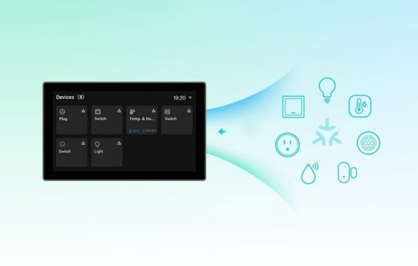 Panou de control inteligent Matter WiFi Bluetooth ZigBee, SONOFF NSPanel Pro 120 (negru), NSPanel120PB - imagine 12