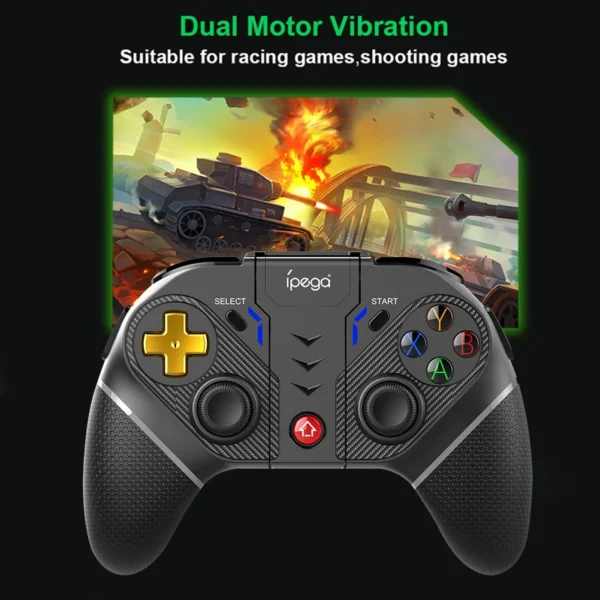 Gamepad controller wireless gold warrior 2.4g, android si ios, suport smartphone 6 inch - imagine 25
