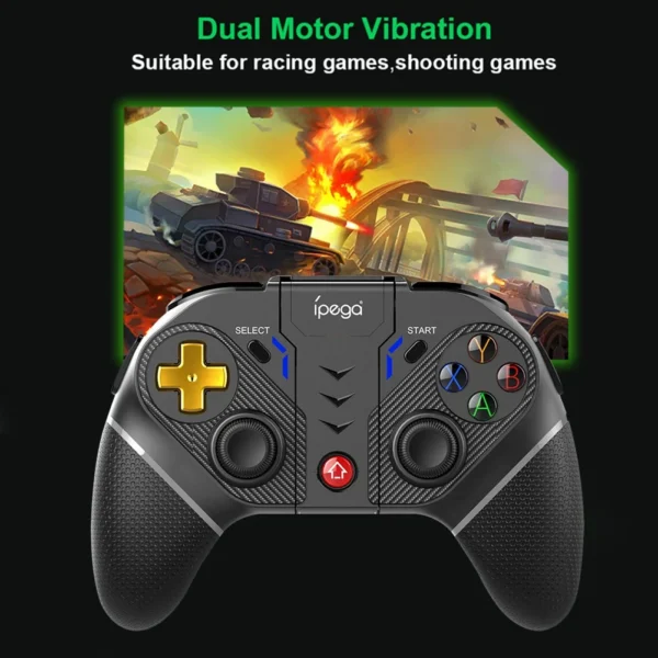 Gamepad controller wireless gold warrior 2.4g, android si ios, suport smartphone 6 inch - imagine 15