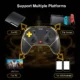 Gamepad controller wireless gold warrior 2.4g, android si ios, suport smartphone 6 inch - imagine 8