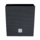 Ghiveci de flori, Prosperplast, Rato Low, patrat, 32 L, imitatie ratan, antracit, 32x32x32.5 cm - imagine 6