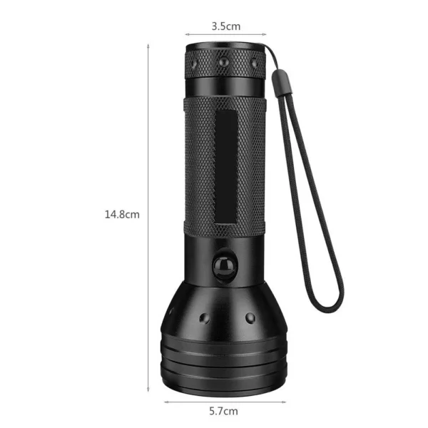 Lanterna uv puternica verificator bancnote 51 led-uri 380 nm - imagine 14