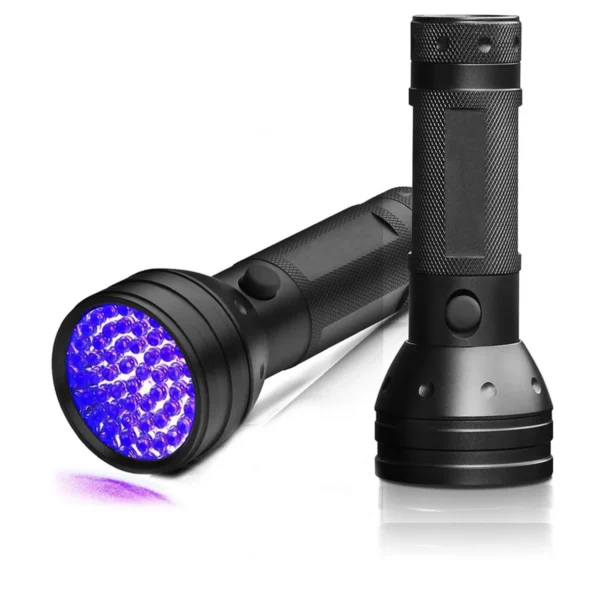 Lanterna uv puternica verificator bancnote 51 led-uri 380 nm - imagine 9
