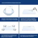 Protectie pvc pentru birou, mobilier, 1.5 mm grosime, 120x90 cm, transparenta - imagine 5