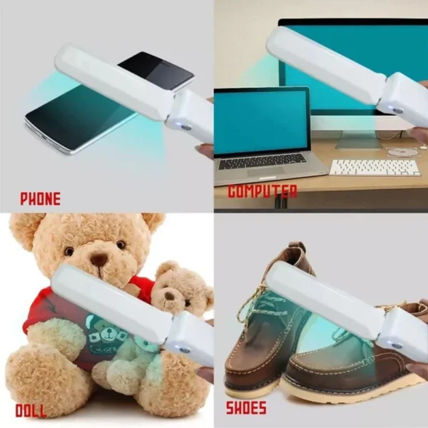 Lampa uvc bactericida portabila tip bagheta, pentru sterilizare, 3w - imagine 4