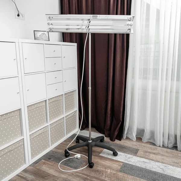 Lampa bactericida uvc 30w, orientabila, portabila cu stativ telescopic, sterilizare 30 mp, reflector - imagine 4
