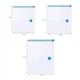 Saci pentru vidat, reutilizabili, 3 dimensiuni, transparenti, set 15 bucati - imagine 8