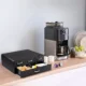 Organizator capsule cafea, 4 sertare depozitare, 2 nivele, negru - imagine 12