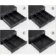 Organizator capsule cafea, 4 sertare depozitare, 2 nivele, negru - imagine 15