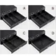Organizator capsule cafea, 4 sertare depozitare, 2 nivele, negru - imagine 6