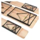 Set mobilier gradina/terasa, pliabil, 1 masa, 2 banci, 175 cm, Dortmund - imagine 7