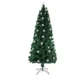 Brad artificial, fibra optica si fulgi de zapada, varf stea, inaltime 210 cm - imagine 11