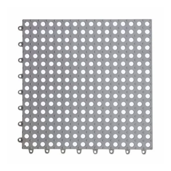 10 bucati covor antiderapant baie cu drenaj, tip puzzle, 30x30 cm - imagine 2