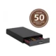 Sertar organizator pentru 50 capsule cafea nespresso, negru, 33x23x5.5 cm - imagine 3