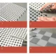 10 bucati covor antiderapant baie cu drenaj, tip puzzle, 30x30 cm - imagine 9