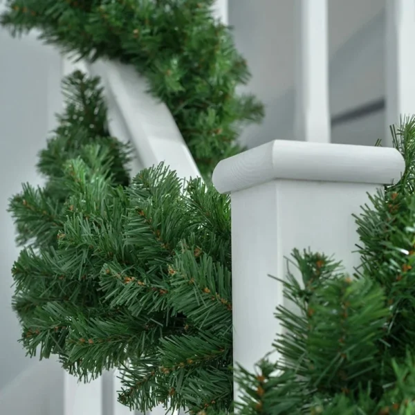 Ghirlanda decorativa luxury pine din crengi de brad artificial, lungime 5.4 m, ace 3d, decor craciun - imagine 3