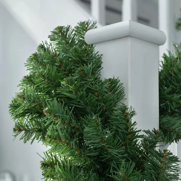 Ghirlanda decorativa luxury pine din crengi de brad artificial, lungime 5.4 m, ace 3d, decor craciun - imagine 5