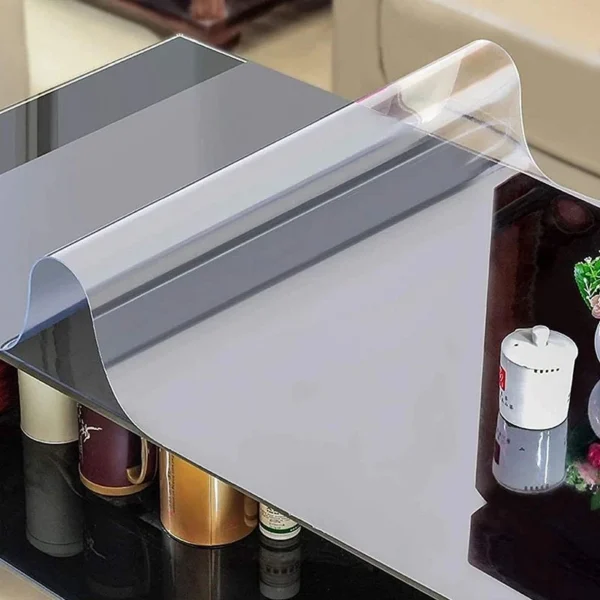 Protectie pvc pentru birou, mobilier, 1.5 mm grosime, 120x90 cm, transparenta - imagine 30
