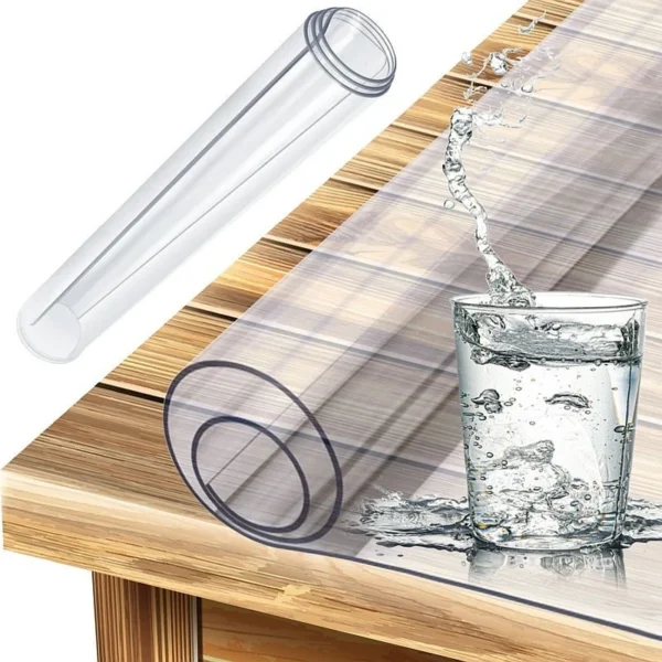 Protectie pvc pentru birou, mobilier, 1.5 mm grosime, 120x90 cm, transparenta - imagine 26