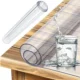 Protectie pvc pentru birou, mobilier, 1.5 mm grosime, 120x90 cm, transparenta - imagine 26