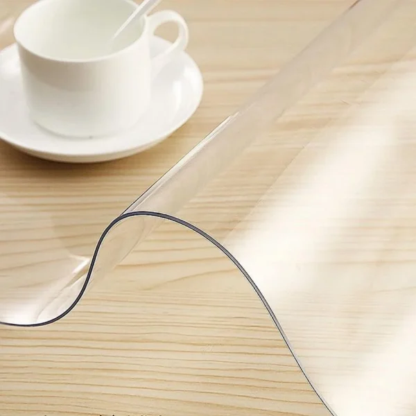 Protectie pvc pentru birou, mobilier, 1.5 mm grosime, 120x90 cm, transparenta - imagine 11