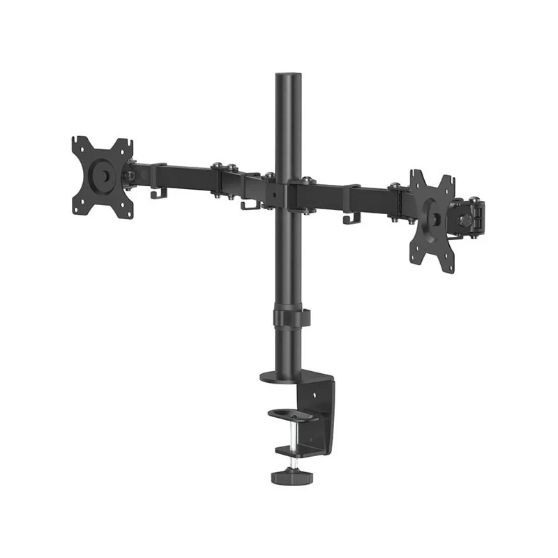 Suport de birou pentru 2 monitoare, 27 inch, inaltime reglabila, pivotare 90 grade, inclinare 45 grade Suport de birou pentru 2 monitoare, 27 inch, inaltime reglabila, pivotare 90 grade, inclinare 45 grade - imagine 1