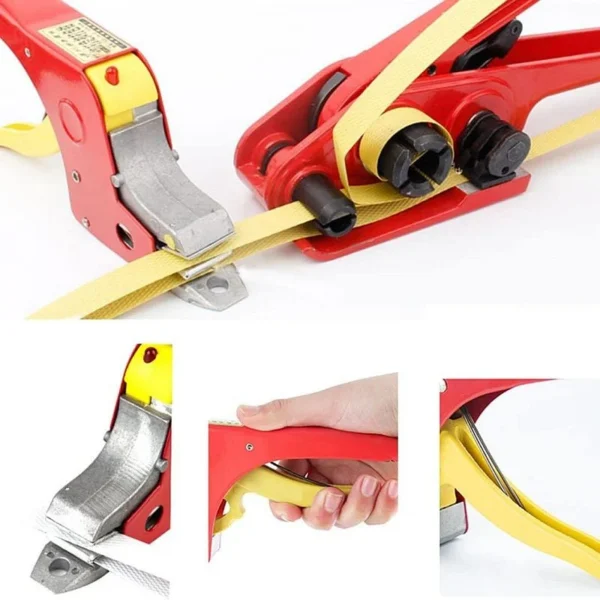 Kit cleste manual pentru tensionat, dispozitiv electric lipit banda pp/pet/pes - imagine 5
