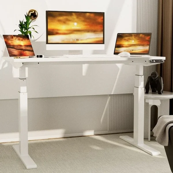 Cadru de birou electric dublu motorizat, inaltime reglabila 64-129 cm, memorare 4 pozitii, lungime 102 - 145 cm - imagine 13