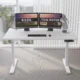 Cadru de birou electric dublu motorizat, inaltime reglabila 64-129 cm, memorare 4 pozitii, lungime 102 - 145 cm - imagine 12