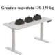 Cadru de birou electric dublu motorizat, inaltime reglabila 64-129 cm, memorare 4 pozitii, lungime 102 - 145 cm - imagine 42