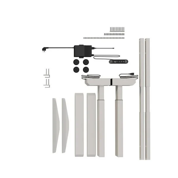 Cadru de birou electric dublu motorizat, inaltime reglabila 64-129 cm, memorare 4 pozitii, lungime 102 - 145 cm - imagine 22