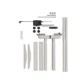 Cadru de birou electric dublu motorizat, inaltime reglabila 64-129 cm, memorare 4 pozitii, lungime 102 - 145 cm - imagine 22