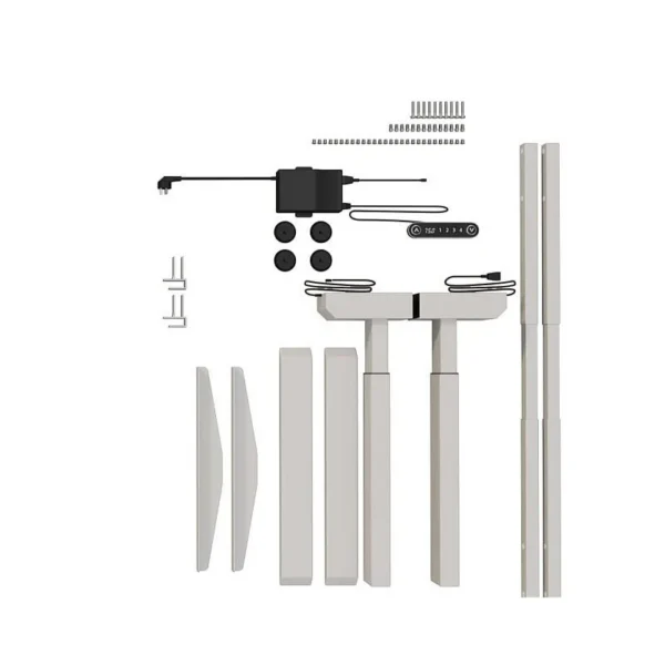 Cadru de birou electric dublu motorizat, inaltime reglabila 64-129 cm, memorare 4 pozitii, lungime 102 - 145 cm - imagine 43