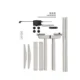 Cadru de birou electric dublu motorizat, inaltime reglabila 64-129 cm, memorare 4 pozitii, lungime 102 - 145 cm - imagine 43