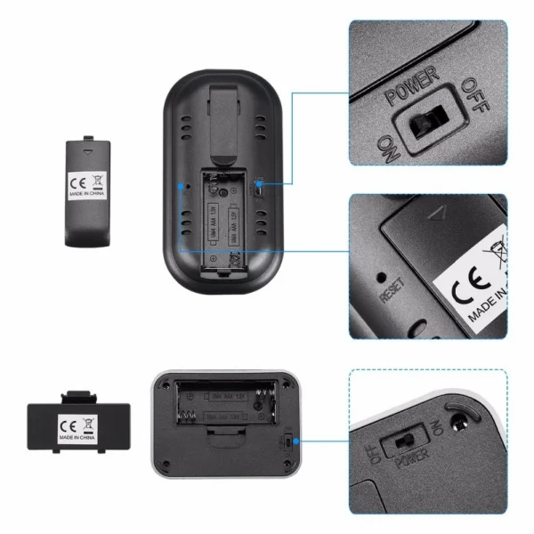 Termometru digital cu sonda, citire instantanee, wireless, ecran lcd - imagine 10