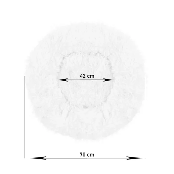 Culcus moale pentru caine/pisica, maro, 70 cm - imagine 13