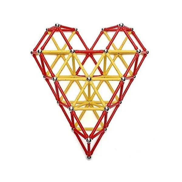 Set constructie magnetic 3d, 350 piese, multicolor, educativ, interactiv, varsta 6+, procart - imagine 4