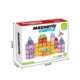 Set constructii magnetic, 130 piese, constructie 3d castel, masinuta, varsta 6+, procart - imagine 11