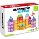 Set constructii magnetic, 130 piese, constructie 3d castel, masinuta, varsta 6+, procart - imagine 10