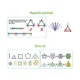 Set constructii magnetic, 130 piese, constructie 3d castel, masinuta, varsta 6+, procart - imagine 8