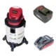 Aspirator industrial, 20V Li-ion, cu acumulator 4 Ah, incarcator, 20 L, umed/uscat, Worcraft - imagine 6