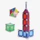Set constructie magnetic 3d, 138 piese, joc educativ varsta 6+, procart - imagine 14