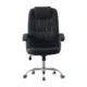 Scaun ergonomic directorial, inaltime reglabila 108-118 cm, rotativ, maxim 150 kg, negru - imagine 2