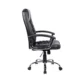 Scaun ergonomic directorial, inaltime reglabila 108-118 cm, rotativ, maxim 150 kg, negru - imagine 11