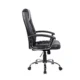 Scaun ergonomic directorial, inaltime reglabila 108-118 cm, rotativ, maxim 150 kg, negru - imagine 4