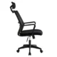 Scaun ergonomic de birou, reglabil in inaltime 108-118 cm, tetiera integrata, mesh si burete - imagine 3